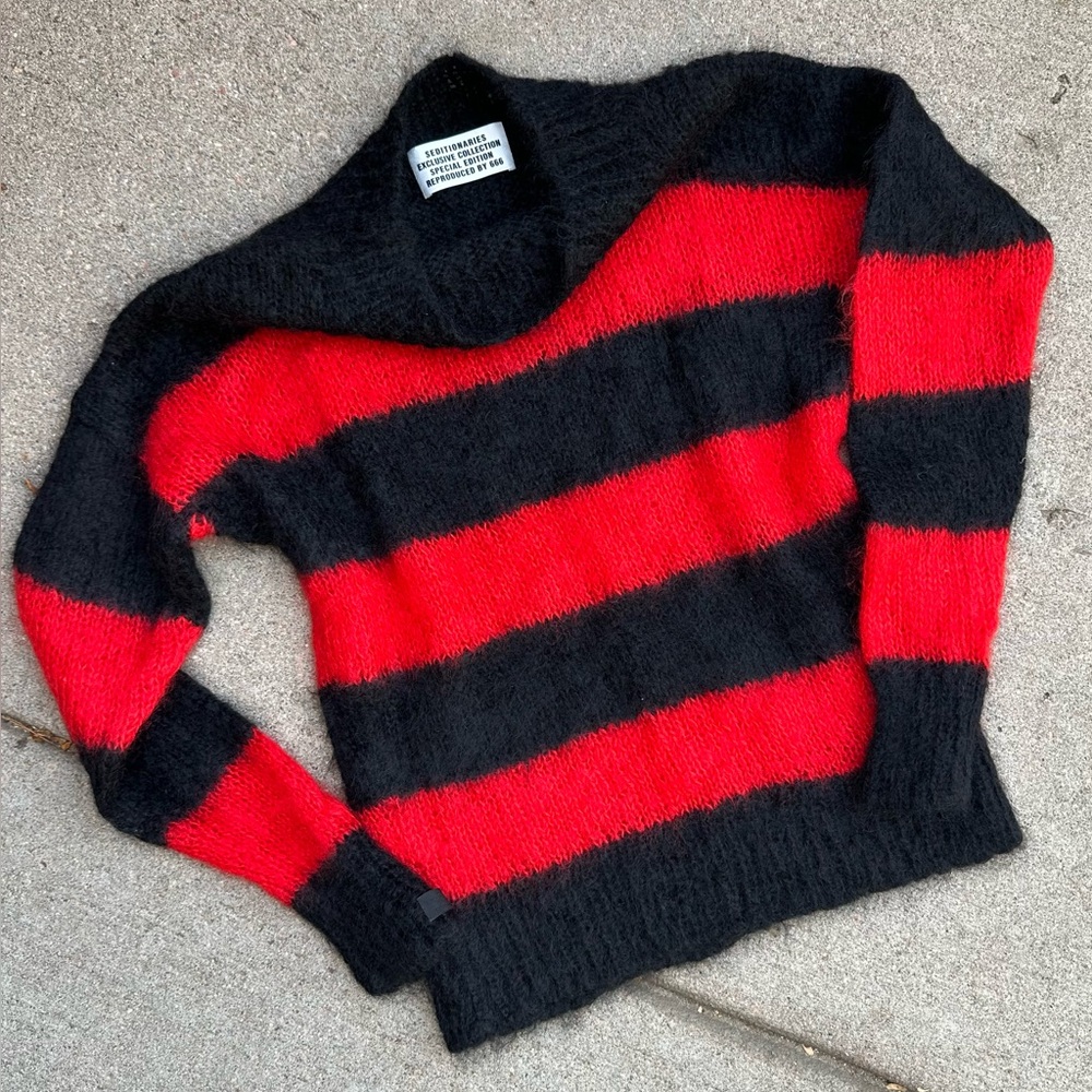 RARE Seditionaries by 666 Japan Iconic 70’s Mohair Sweater EXCLUSIVE COLLECTION